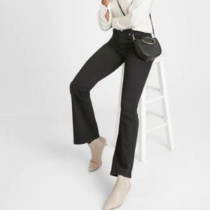 BR High-Rise Black Slim Flare Jean - 34/18